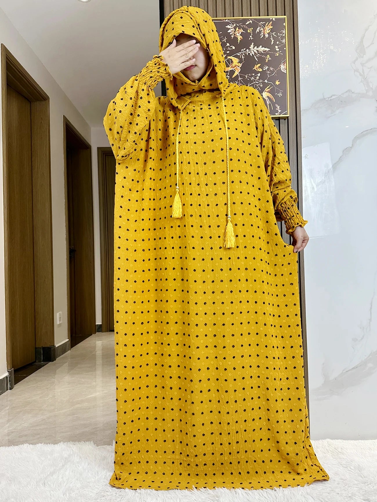 2025 Ramadan Niqab Khimar Muslim Hoody Abaya Dubai Turkey Islam Prayer Clothes African Dresses For Women Kaftan Robe Musulmane