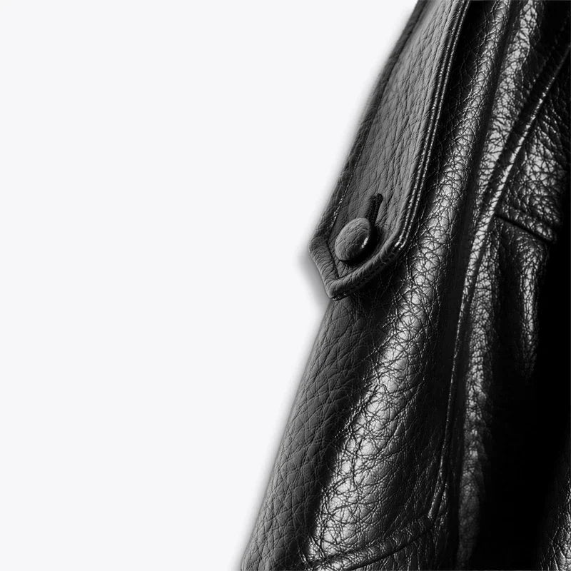 Street PU Leather Loose Jacket Women Fashion Solid Full Sleeve Stand Collar Single Breasted Coats Female 2025 Autumn Lady Coat