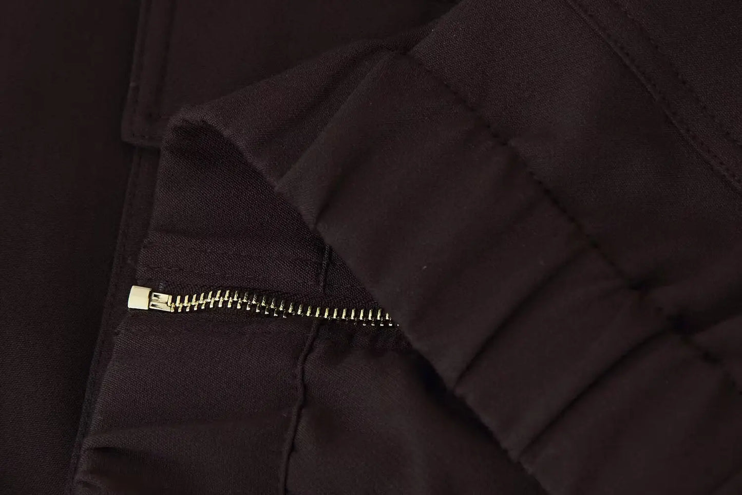 European and American style autumn new fashion trend women's clothing lapel loose pocket long sleeve jacket