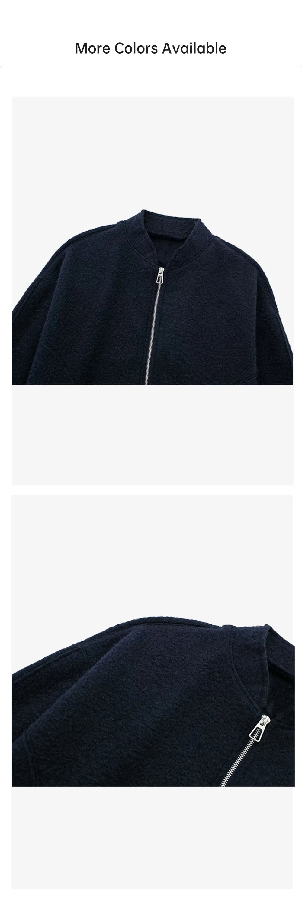 UNIZERA 2023 Autumn/Winter New Product Women's New Fashion Casual Loose Versatile Zipper Pilot Jacket Coat