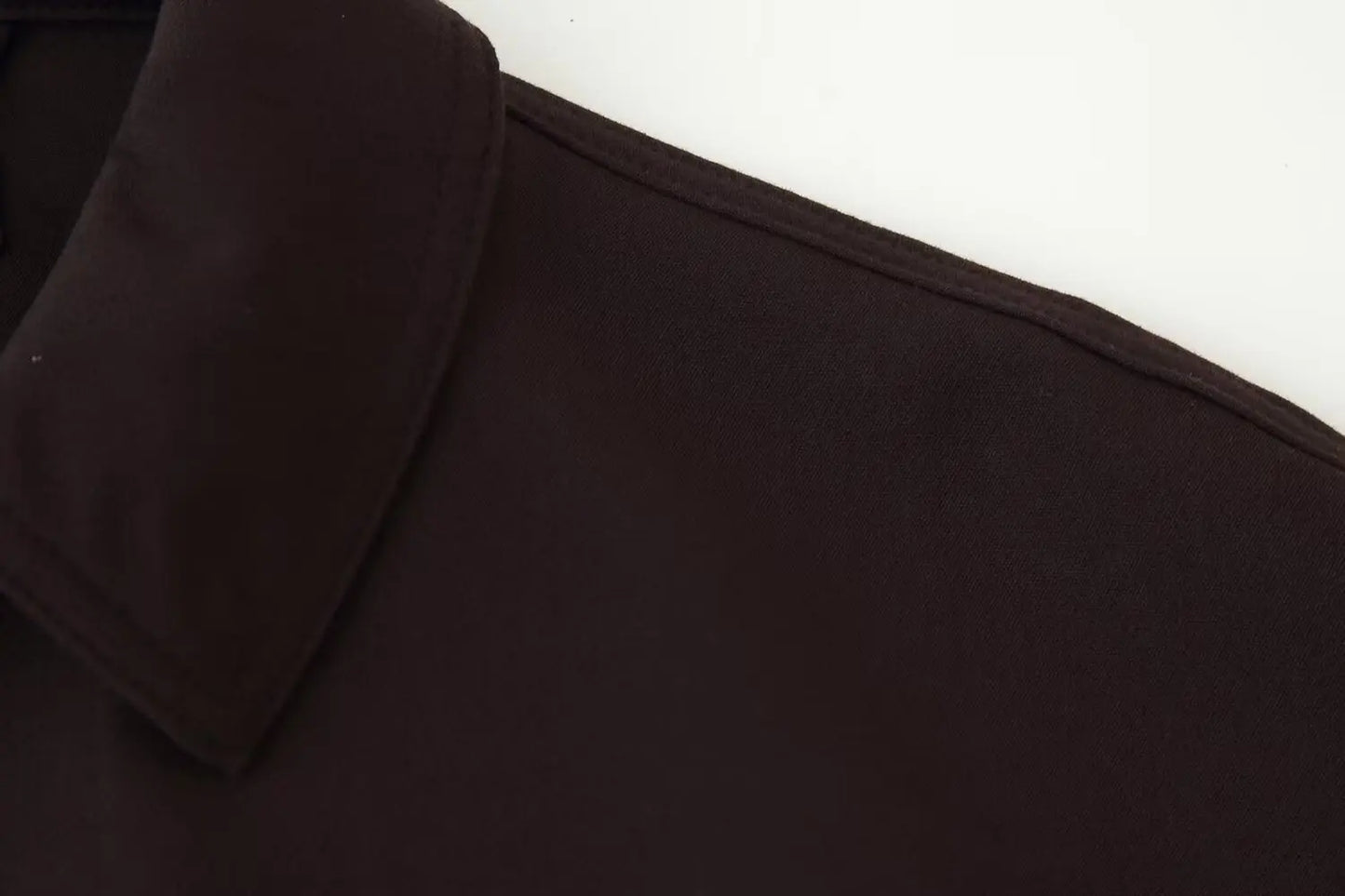 European and American style autumn new fashion trend women's clothing lapel loose pocket long sleeve jacket