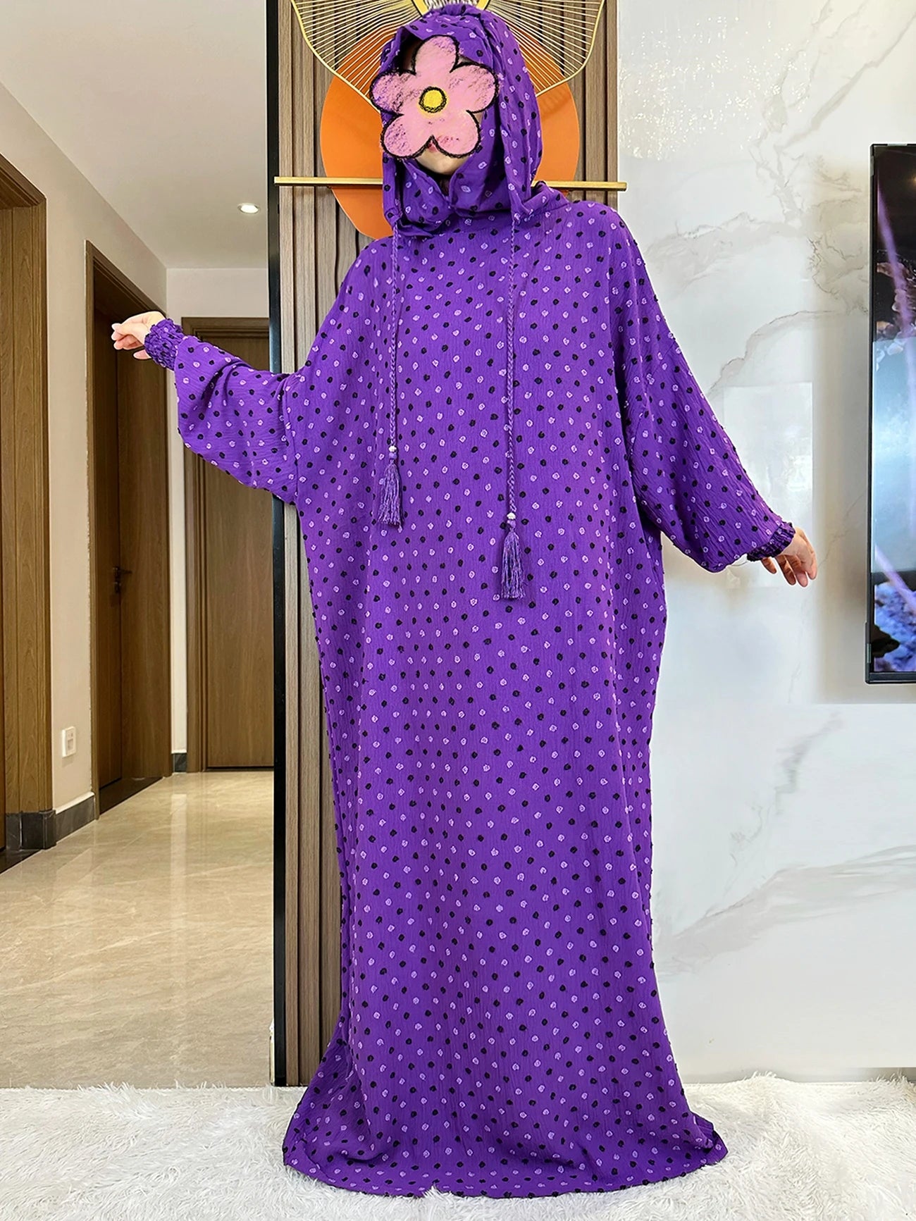 2025 Ramadan Niqab Khimar Muslim Hoody Abaya Dubai Turkey Islam Prayer Clothes African Dresses For Women Kaftan Robe Musulmane