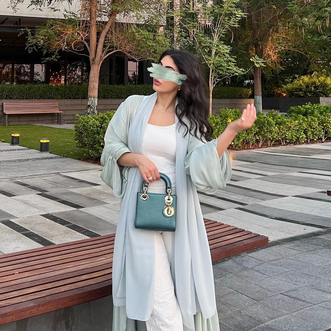 Eid Silky Abayas for Women Muslim Jalabiya Ramadan Robe Dress Button Sleeve Ramadan Caftan Party Dresses Vestido Largo Cardigan