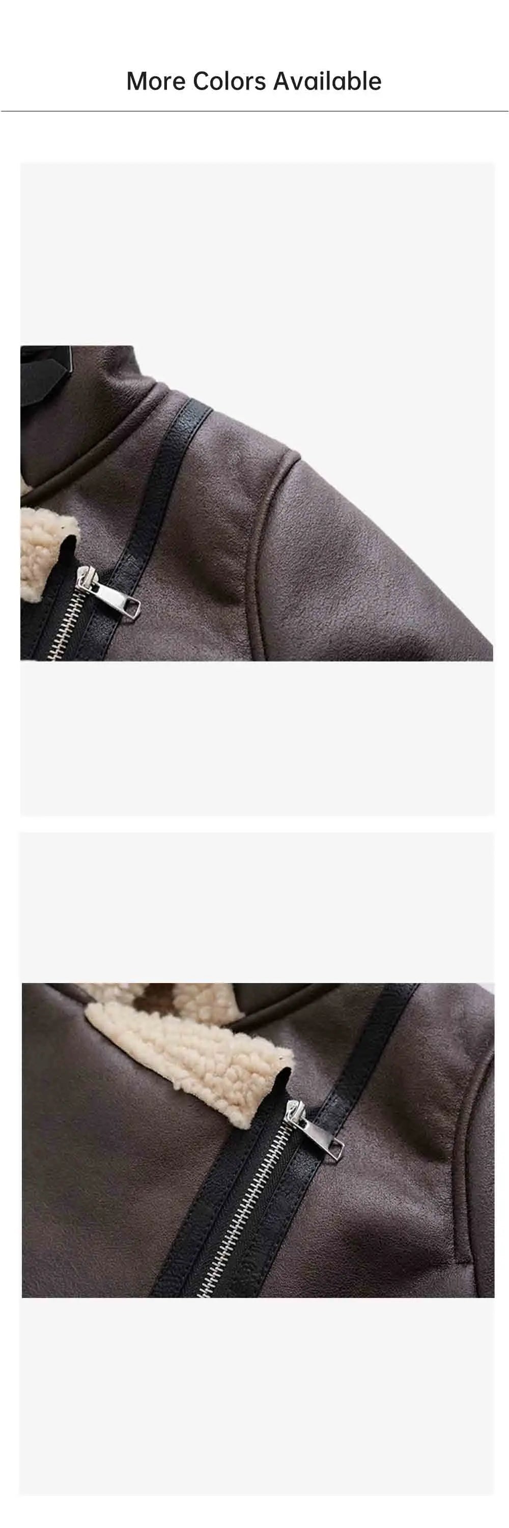 UNIZERA 2024 Autumn/Winter New Product Fashion Women's Wear Fur Integrated Coat Retro Motorcycle Jacket Top