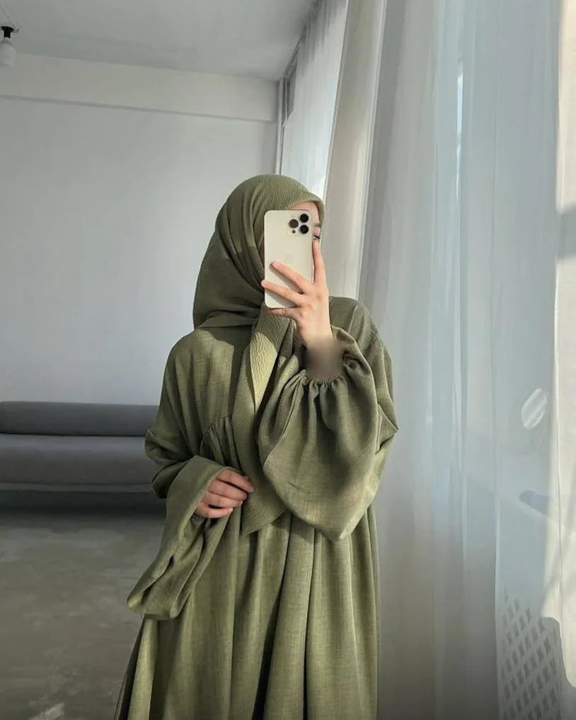 Modest Nursing Clothes for Muslim Women 2025 Elegant Arabic Muslim Dress Eid Dubai Plain Nursing Abaya Fashion Turkey Solid Robe