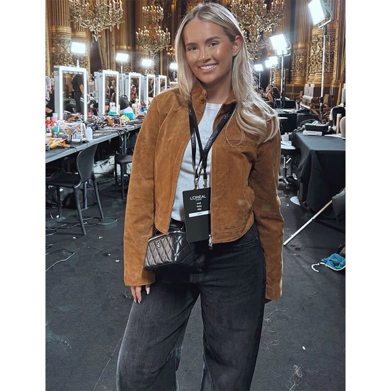 2025 New Jackets Women's Spring Chic Slim Elegant Street Outerwear Warm Women's Jacket Fashion Youth Comfortable Coat