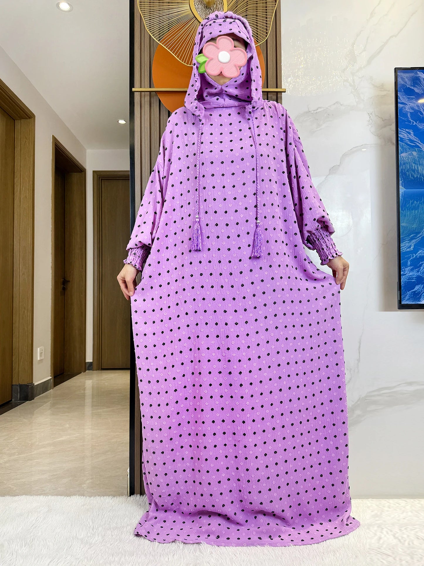 2025 Ramadan Niqab Khimar Muslim Hoody Abaya Dubai Turkey Islam Prayer Clothes African Dresses For Women Kaftan Robe Musulmane