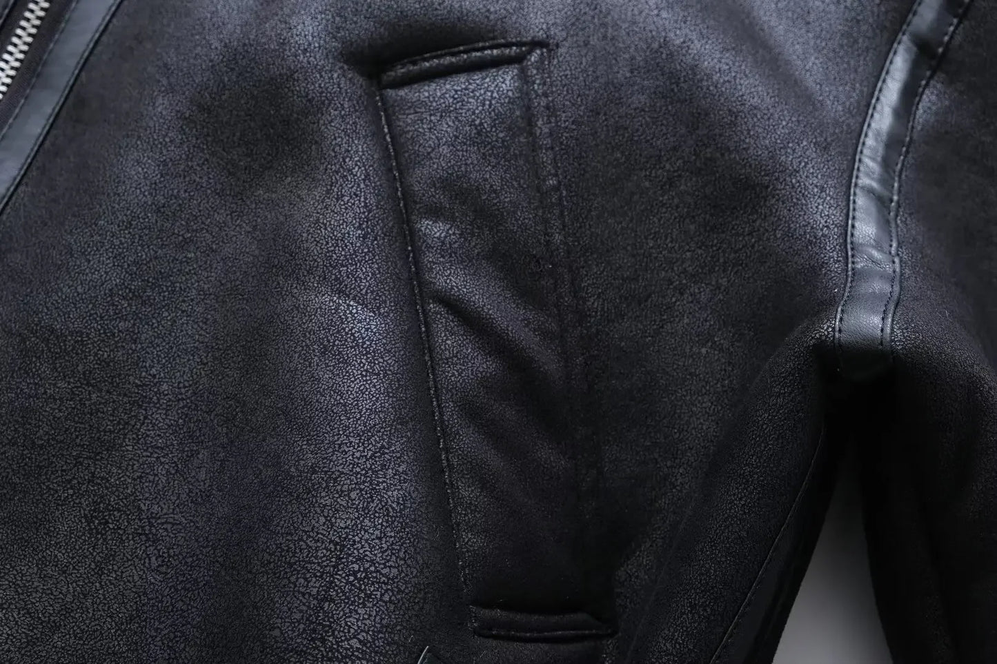 Autumn and Winter New Women's Fur Fleece Loose Double-sided Motorcycle Jacket Short Coat Street Style Comfortable Warm