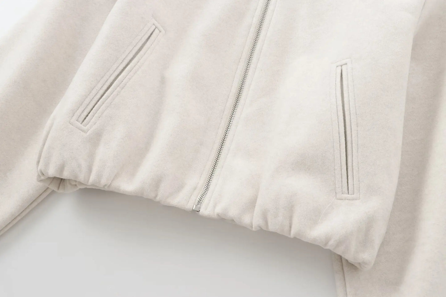 MUJER Red Zipper Bomber Jackets for Women Soft Cropped Jackets Woman 2025 Long Sleeve Woman's Sports Jacket New in Outerwears