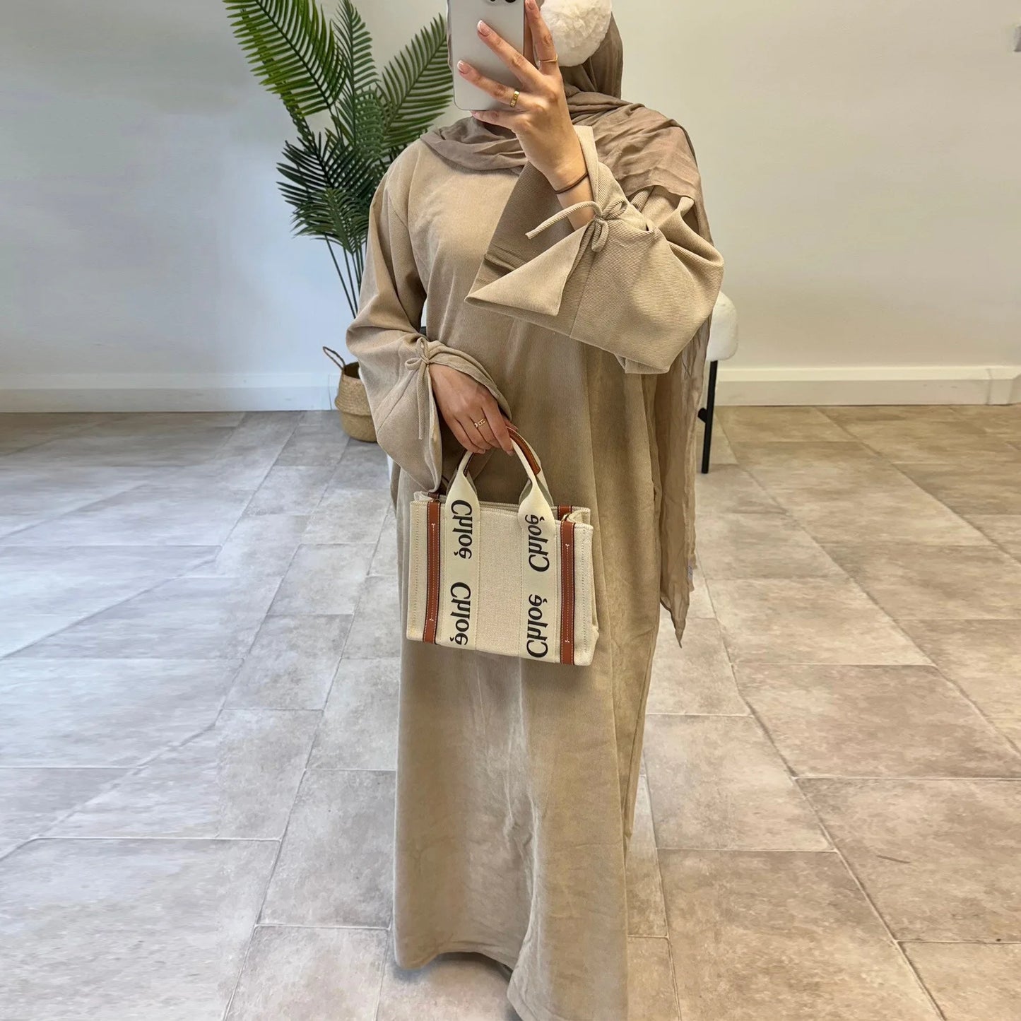 Ramadan Bow-knot Dubai Abaya Dress Luxury 2024 Arabic Muslim Women Modest Clothing Islam Party Coat Kaftan Fashion Turkey Robe
