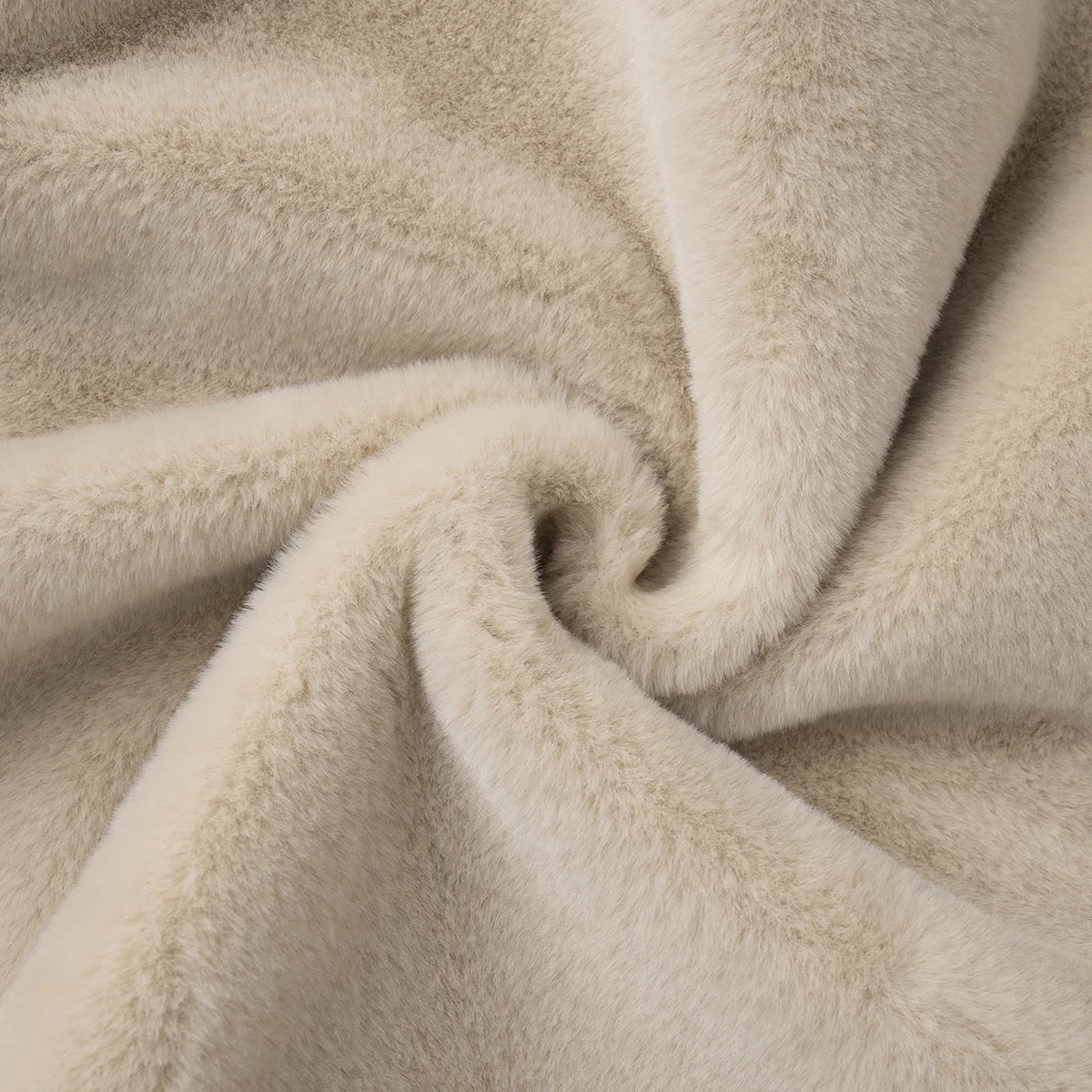 Blubelle New Women's Faux Fur Jacket Zipper Warm Plush Coat Oversized Soft Fluffy Stand Up Collar Autumn Winter Casual Jacket