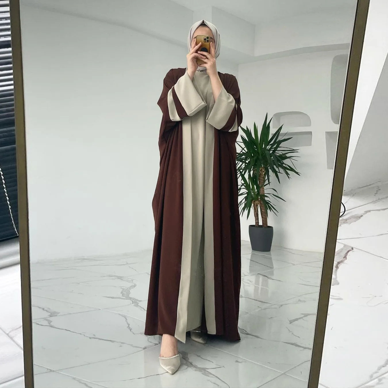 Eid Muslim Dress & Abayas for Women 2 Piece Set Musulman Ensembles Morocco Ramadan Caftan Abaya Kaftan Dubai Arab Long Robe 2024