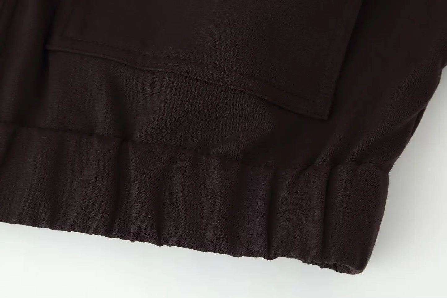 European and American style autumn new fashion trend women's clothing lapel loose pocket long sleeve jacket