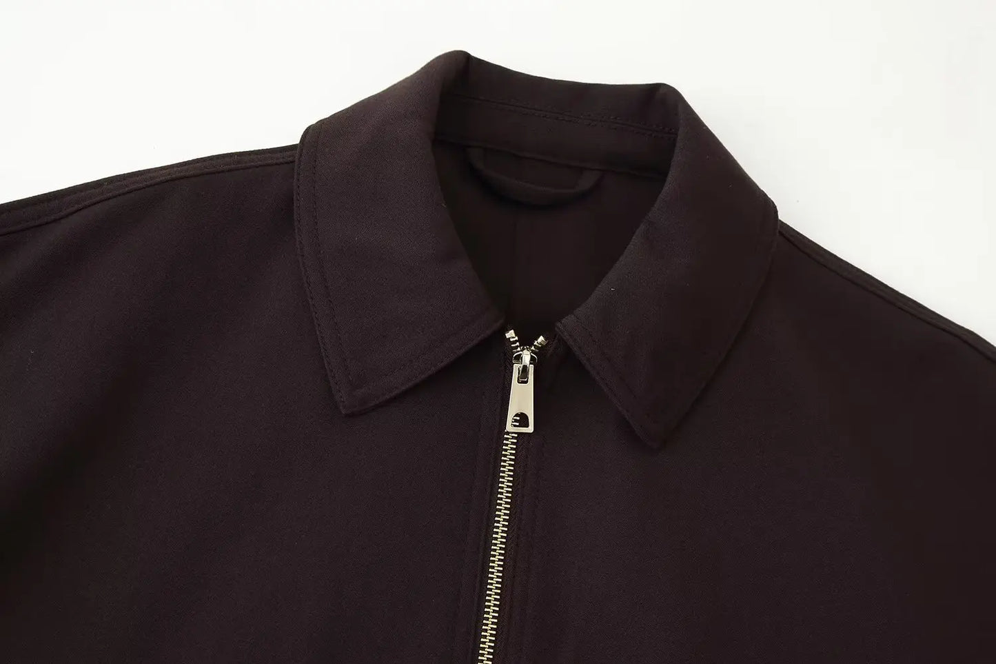 European and American style autumn new fashion trend women's clothing lapel loose pocket long sleeve jacket