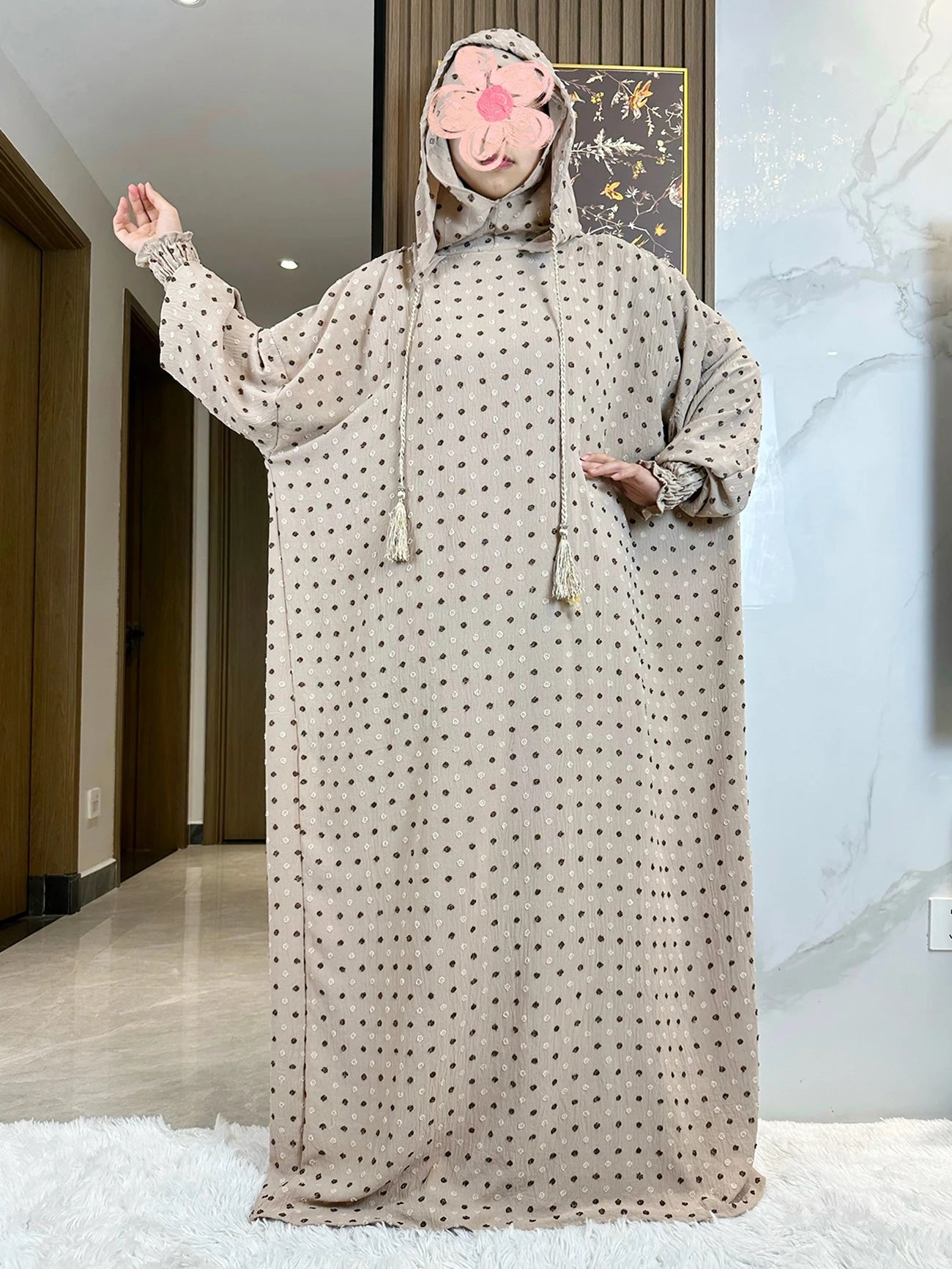 2025 Ramadan Niqab Khimar Muslim Hoody Abaya Dubai Turkey Islam Prayer Clothes African Dresses For Women Kaftan Robe Musulmane