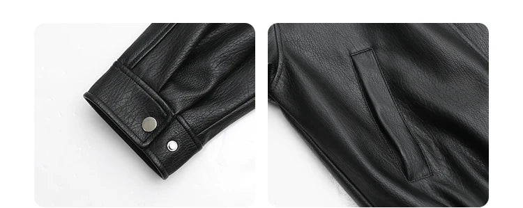 CHIC VEN Female PU Jacket Solid Loose New Retro Standing Collar Motorcycle Faux Leather Coat Female Top Spring Autumn 2024