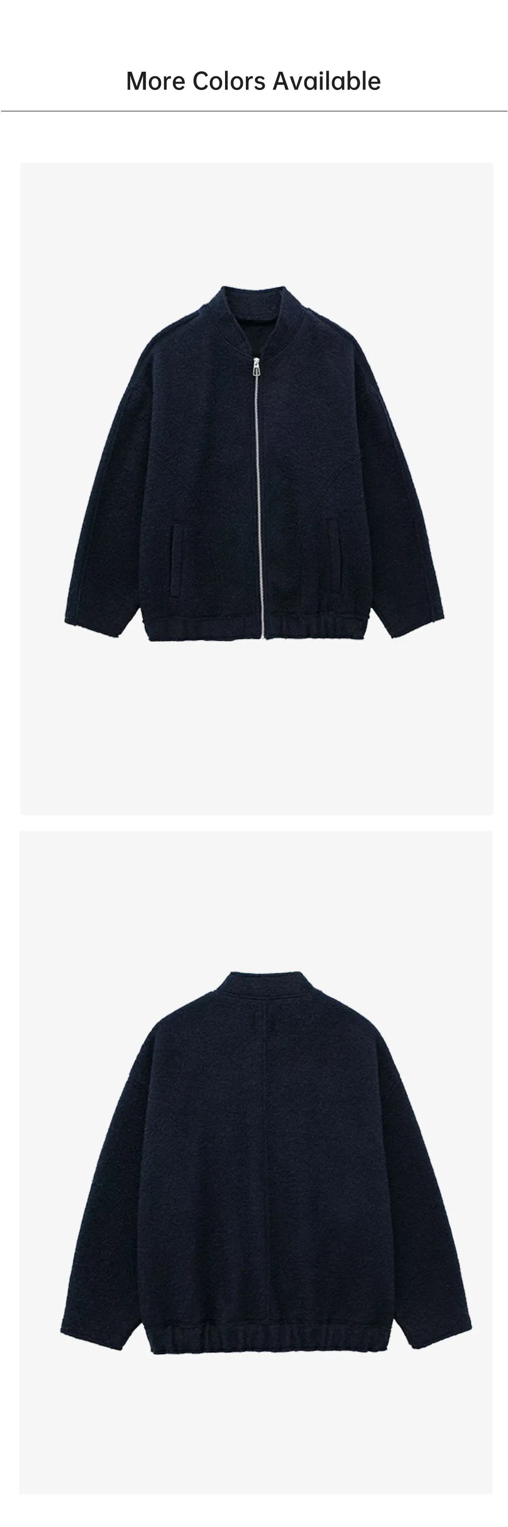 UNIZERA 2023 Autumn/Winter New Product Women's New Fashion Casual Loose Versatile Zipper Pilot Jacket Coat