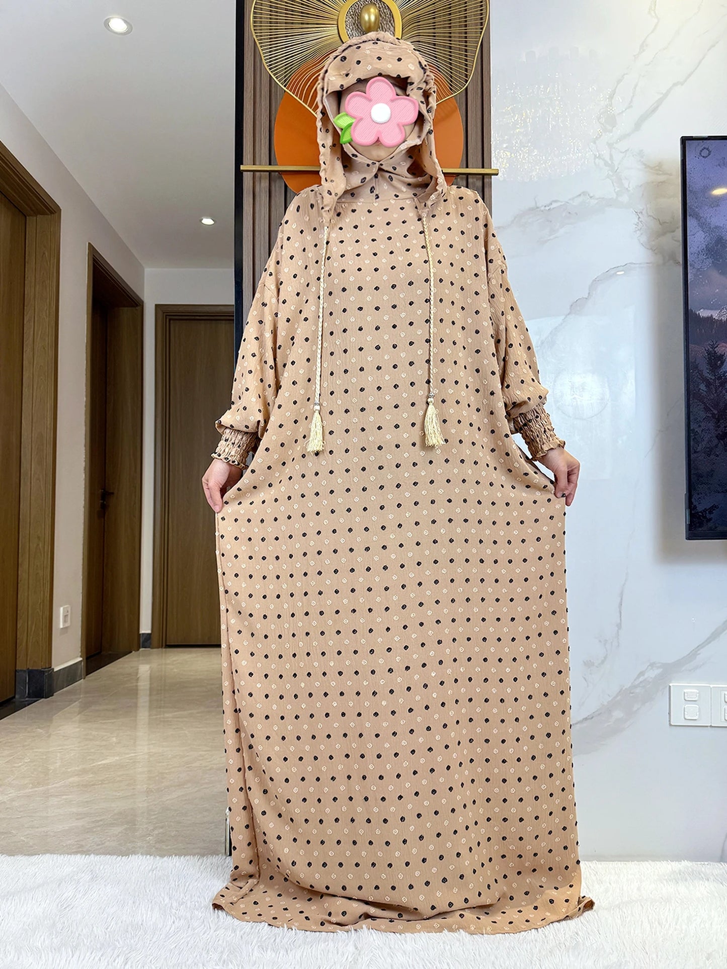 2025 Ramadan Niqab Khimar Muslim Hoody Abaya Dubai Turkey Islam Prayer Clothes African Dresses For Women Kaftan Robe Musulmane