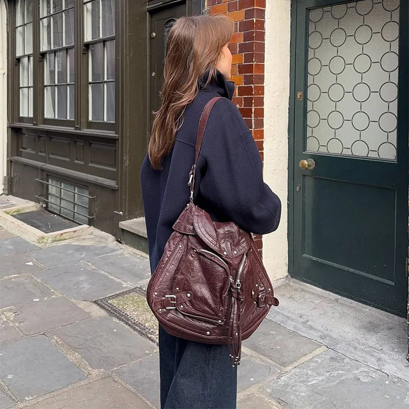 2025 Autumn Winter Stand Collar Coat Women Big Pockets Wool Blend Long Sleeve Single-breasted Thick Jacket Female Lady Outwears