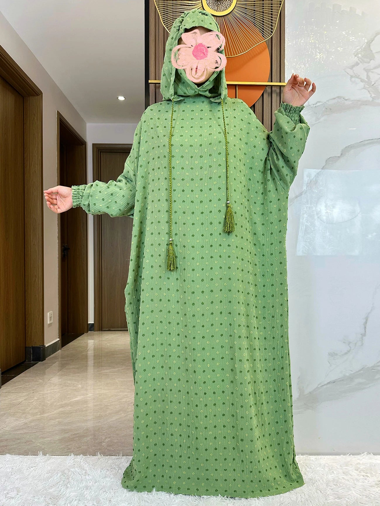 2025 Ramadan Niqab Khimar Muslim Hoody Abaya Dubai Turkey Islam Prayer Clothes African Dresses For Women Kaftan Robe Musulmane
