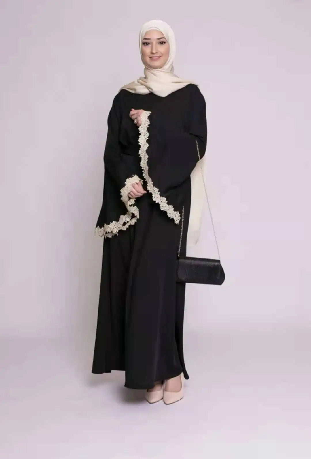 Ramadan Muslim Hijab Dress Abayas for Women Abaya Dubai Turkey Islam Clothing Kaftan Robe Muslim Abaya Dresses