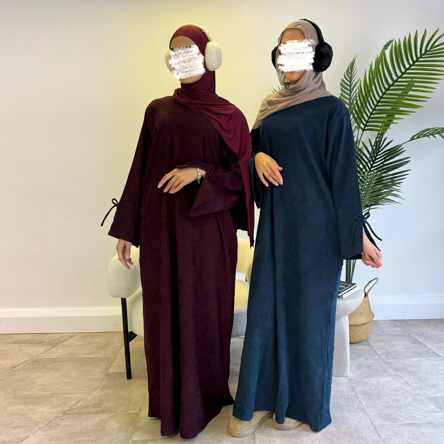 Ramadan Bow-knot Dubai Abaya Dress Luxury 2024 Arabic Muslim Women Modest Clothing Islam Party Coat Kaftan Fashion Turkey Robe