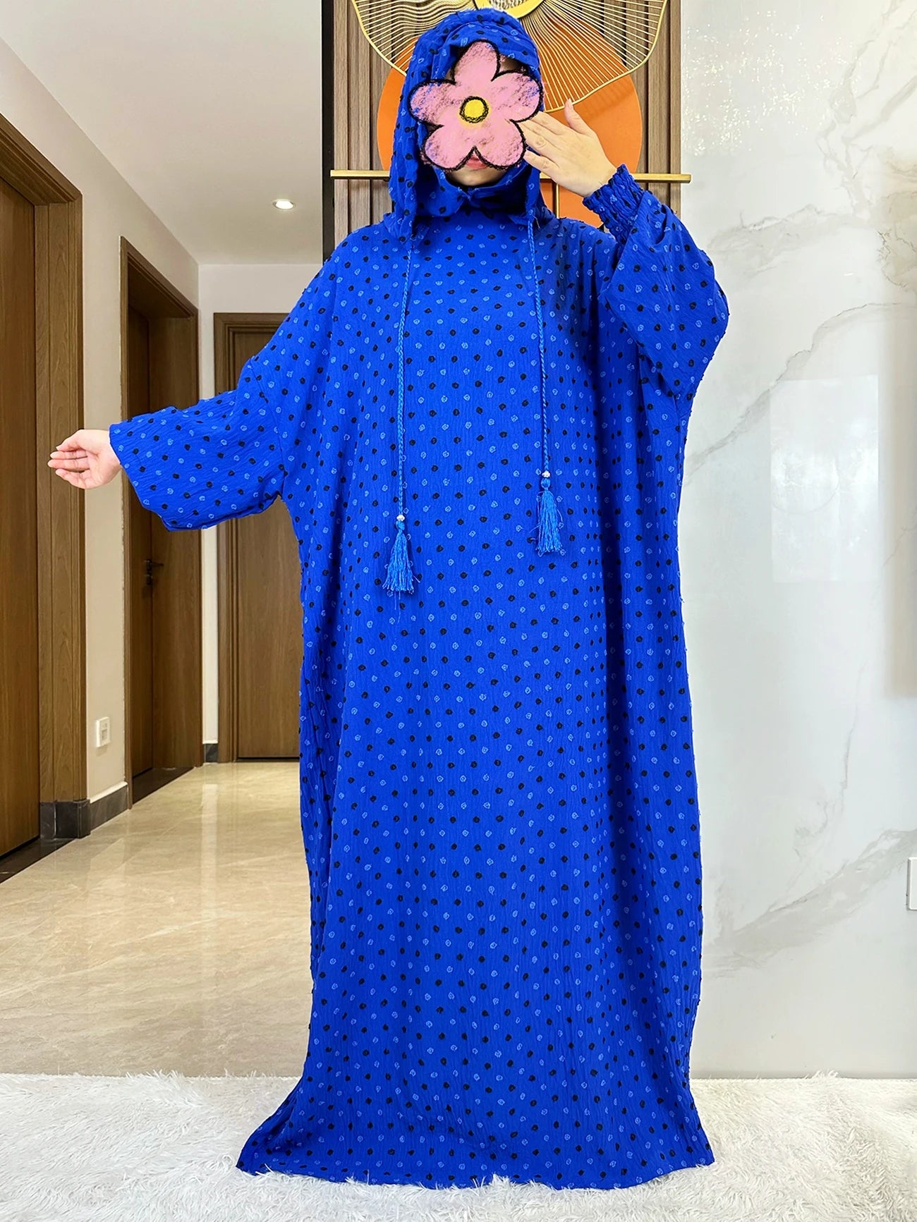 2025 Ramadan Niqab Khimar Muslim Hoody Abaya Dubai Turkey Islam Prayer Clothes African Dresses For Women Kaftan Robe Musulmane