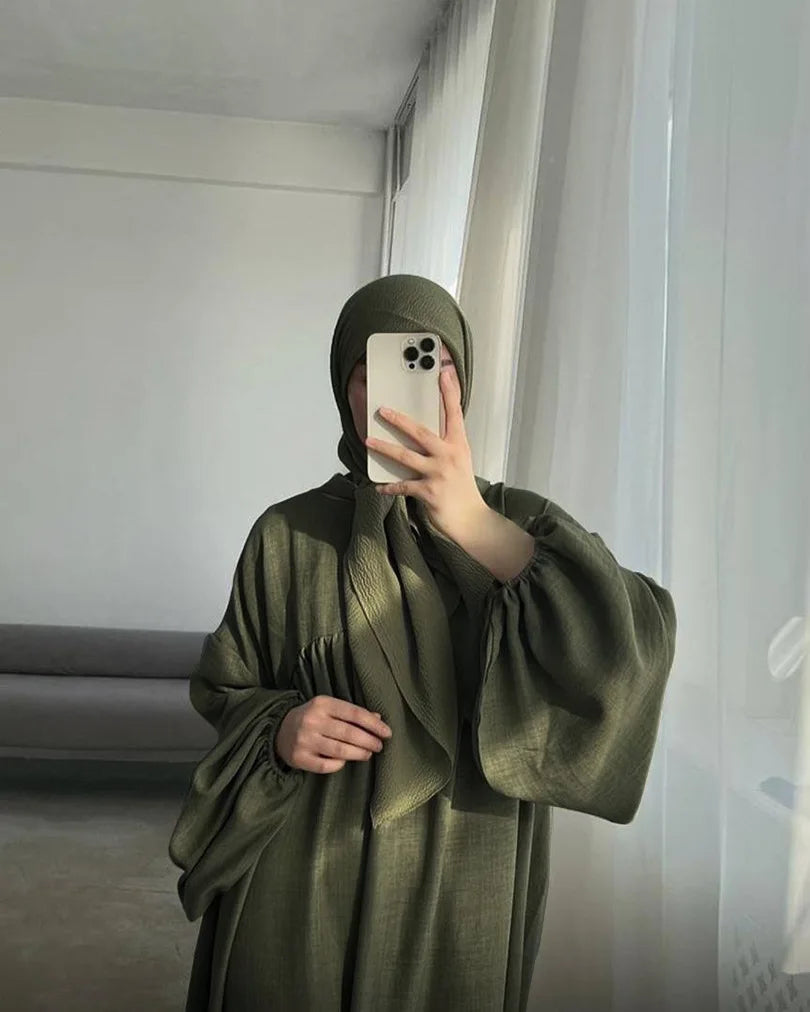 Modest Nursing Clothes for Muslim Women 2025 Elegant Arabic Muslim Dress Eid Dubai Plain Nursing Abaya Fashion Turkey Solid Robe