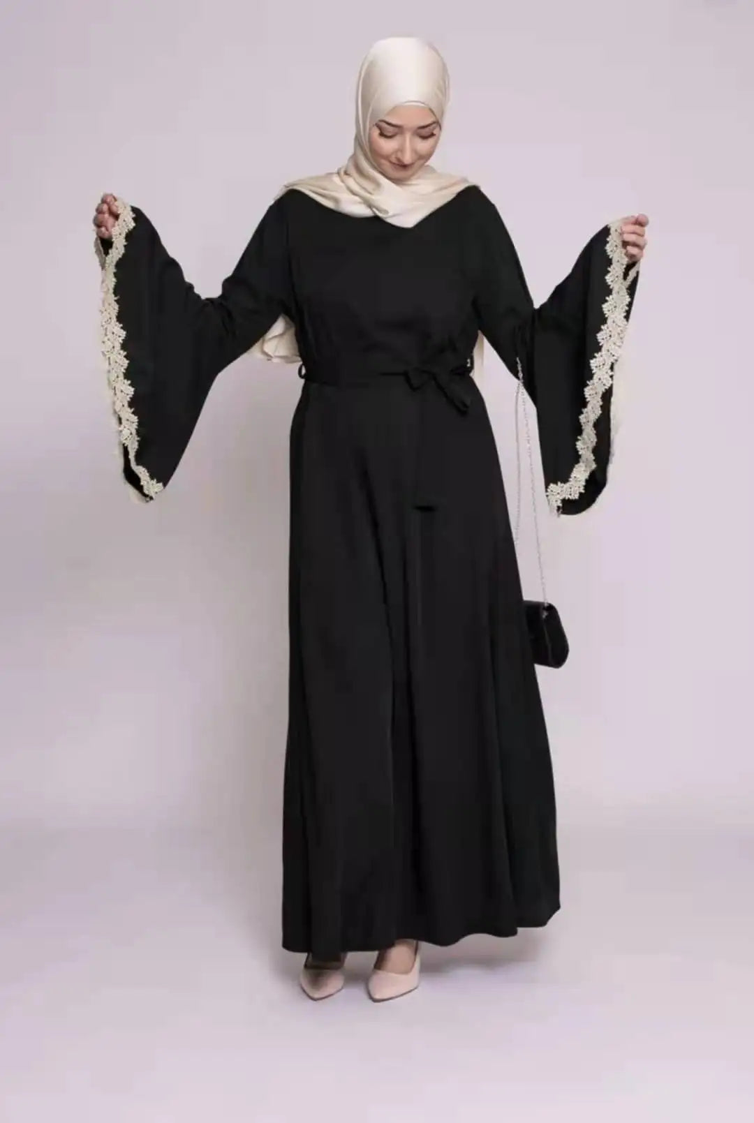Ramadan Muslim Hijab Dress Abayas for Women Abaya Dubai Turkey Islam Clothing Kaftan Robe Muslim Abaya Dresses
