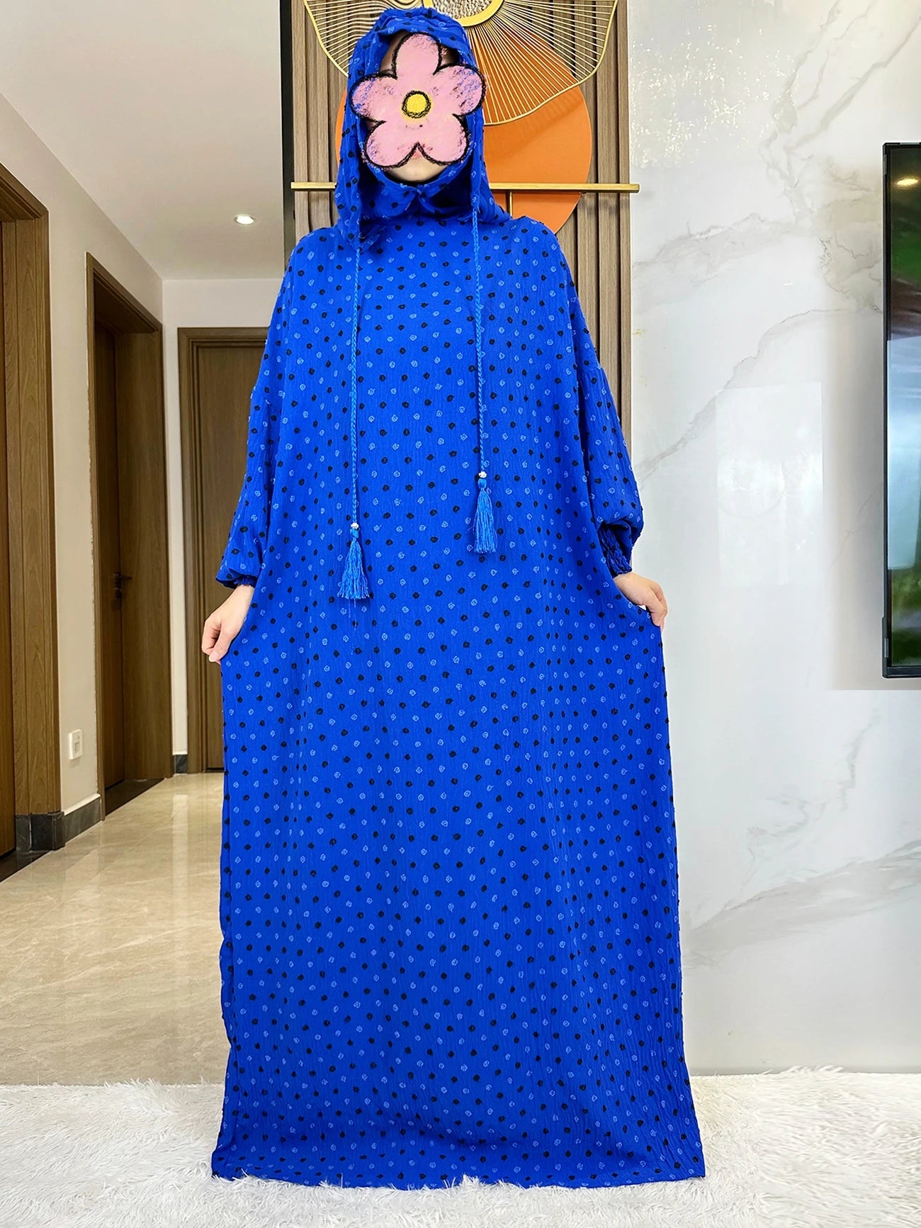2025 Ramadan Niqab Khimar Muslim Hoody Abaya Dubai Turkey Islam Prayer Clothes African Dresses For Women Kaftan Robe Musulmane