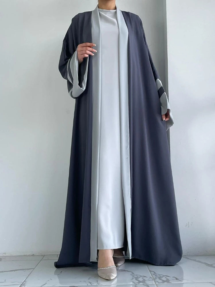 Eid Muslim Dress & Abayas for Women 2 Piece Set Musulman Ensembles Morocco Ramadan Caftan Abaya Kaftan Dubai Arab Long Robe 2024