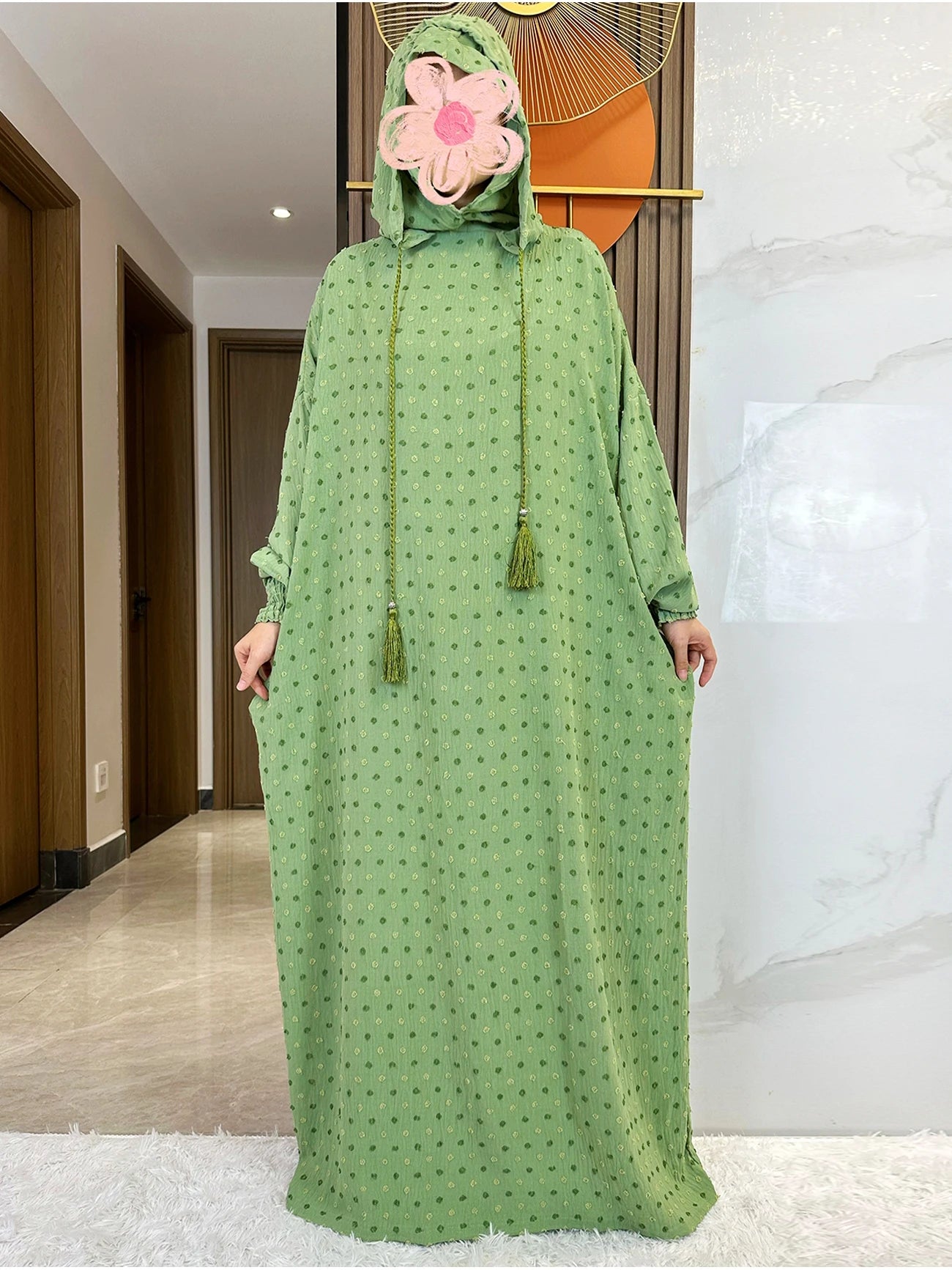 2025 Ramadan Niqab Khimar Muslim Hoody Abaya Dubai Turkey Islam Prayer Clothes African Dresses For Women Kaftan Robe Musulmane
